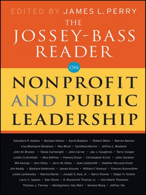 cover image of The Jossey-Bass Reader on Nonprofit and Public Leadership